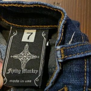 Flying monkey jeans, size 7.